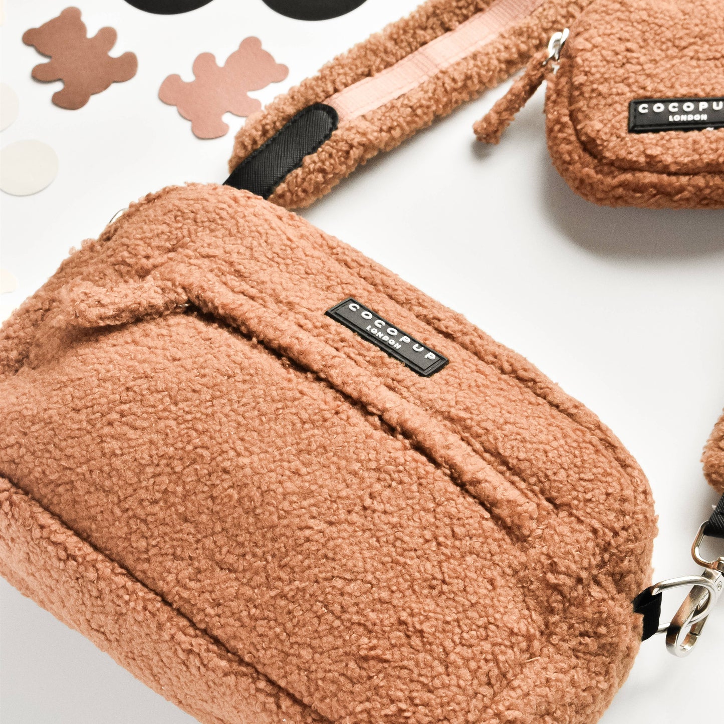 Sac de promenade + sangle + pochette frifri pour chien - Teddy Paddington