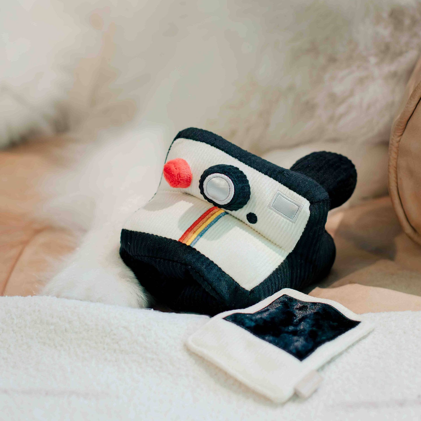 APPAREIL PHOTO INSTANTANÉ // JOUET D'ENRICHISSEMENT POUR CHIEN