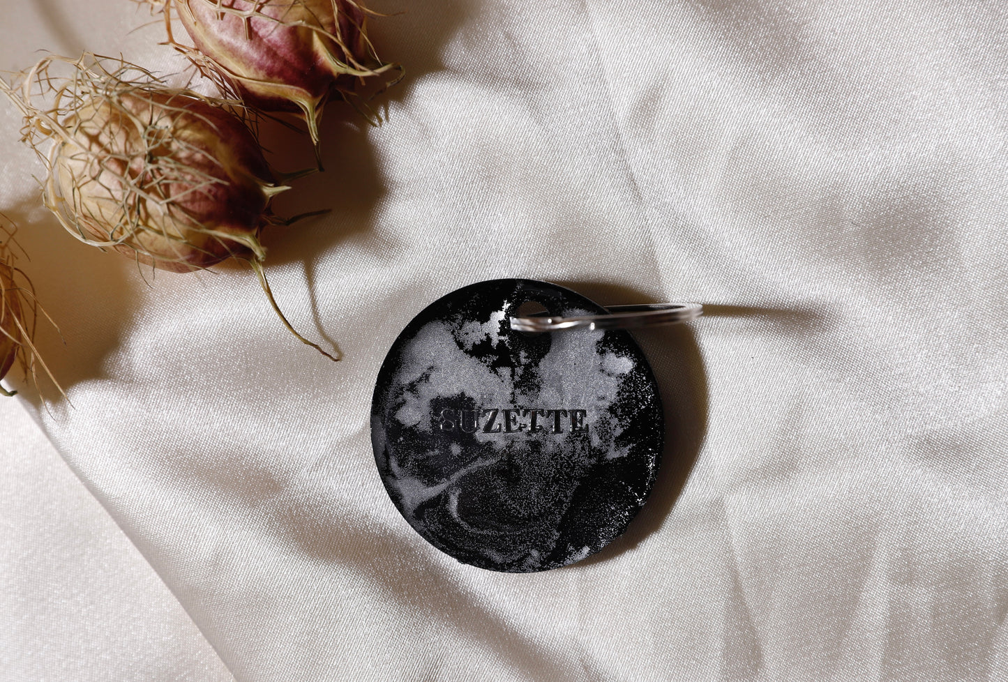Ensemble collier laisse médaille