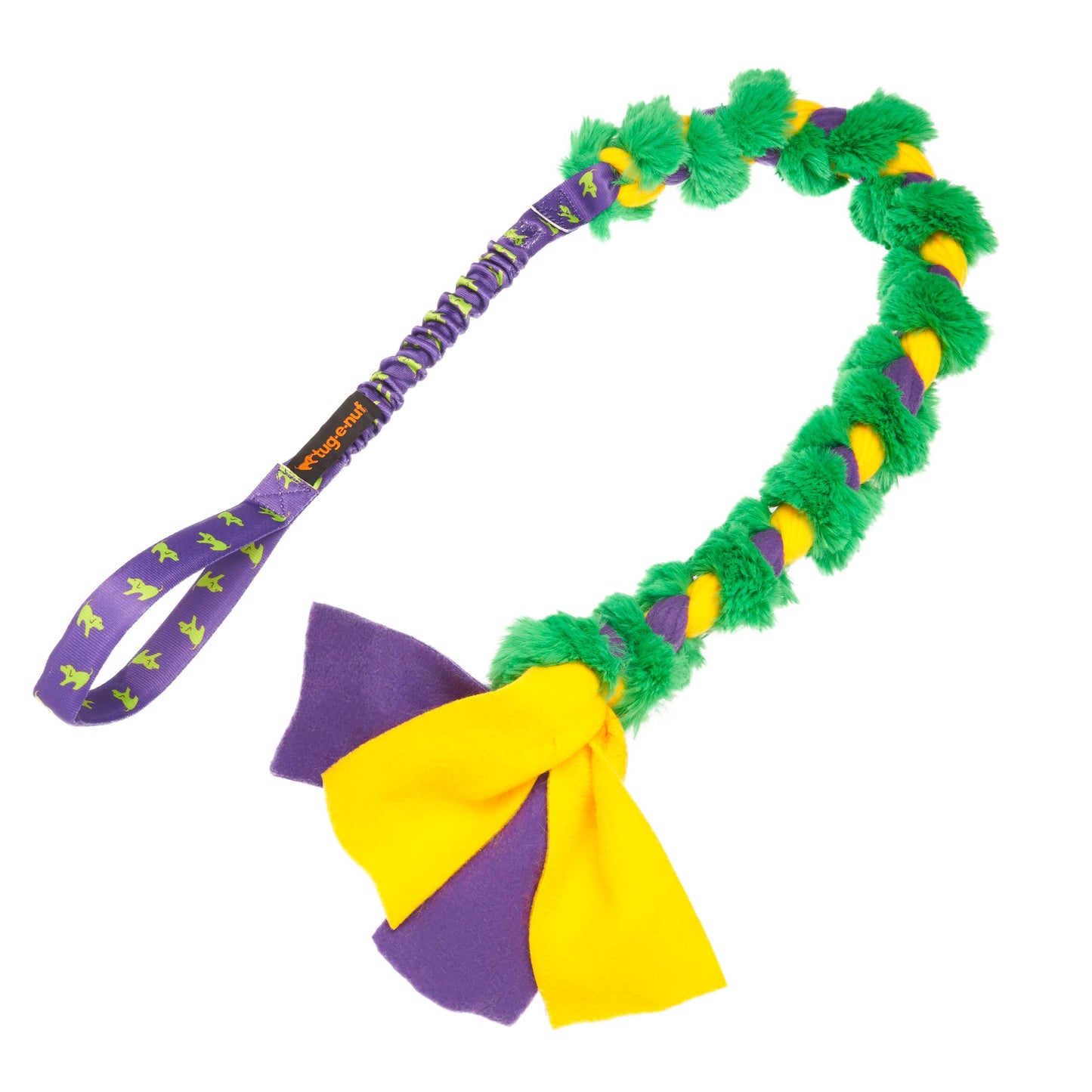 The Big Twizzler | Jouet de remorquage robuste pour chien | Bungee | Tug-E-Nuff