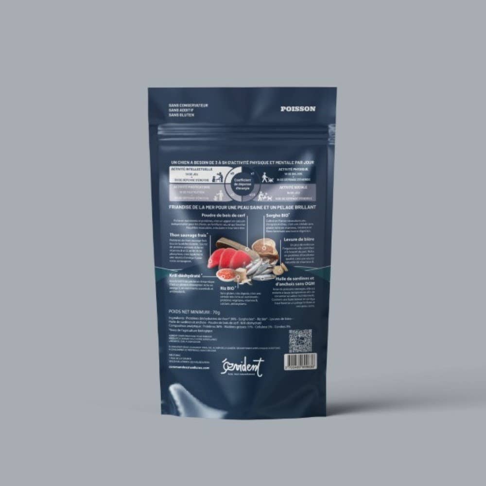 PLANCTON - Friandises feuilletées de poisson chiens et chats