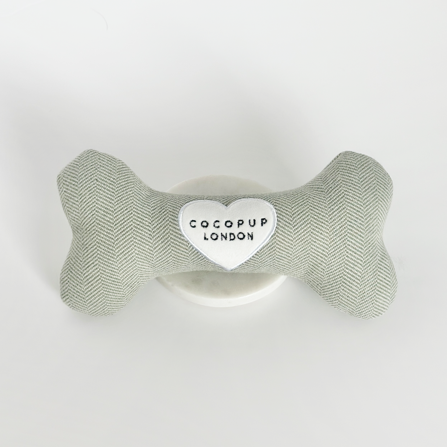 Jouet en os en tweed Sage