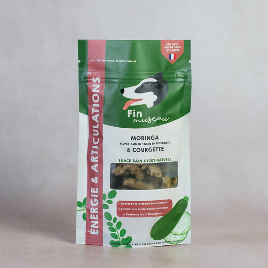 Friandises au moringa et courgette