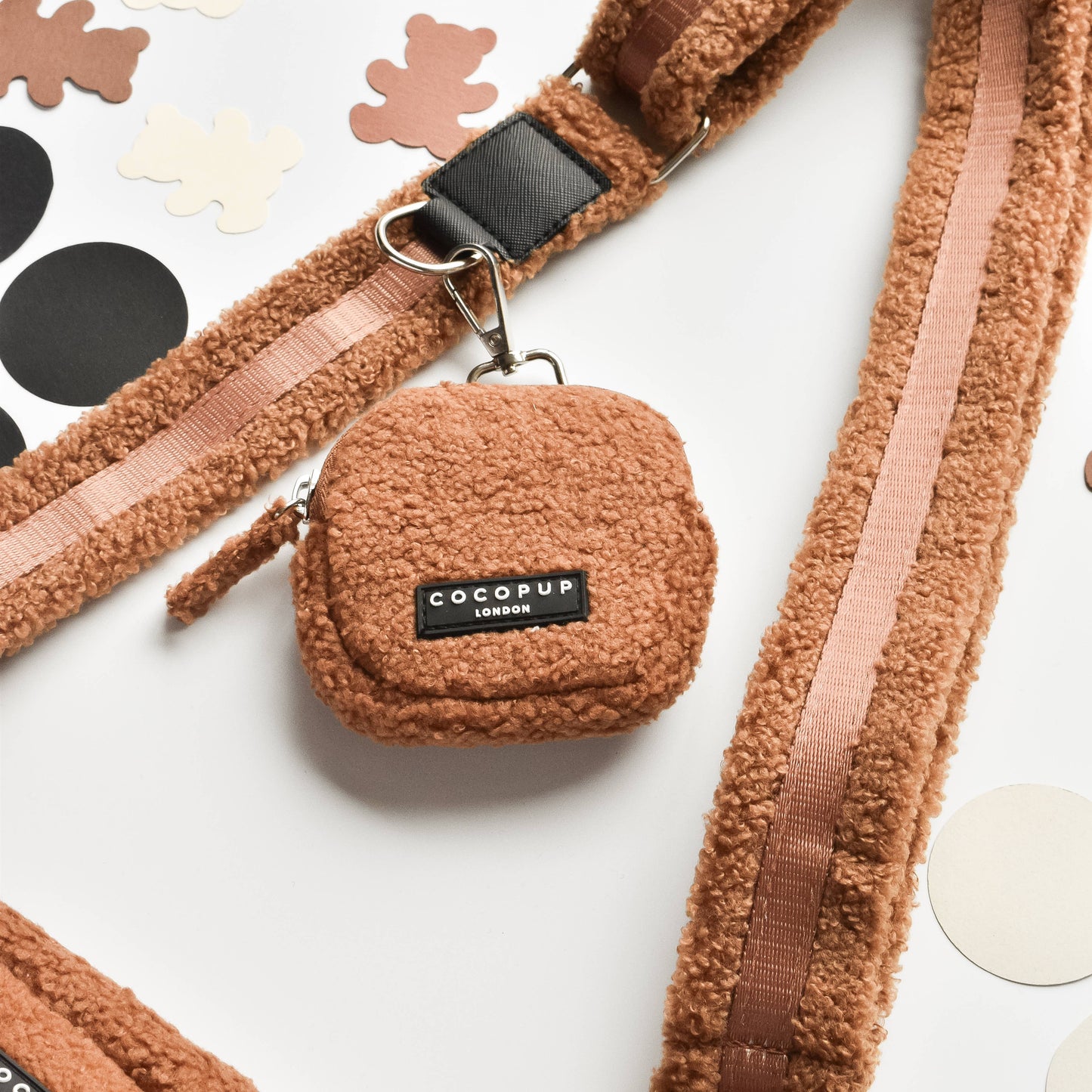 Sac de promenade + sangle + pochette frifri pour chien - Teddy Paddington
