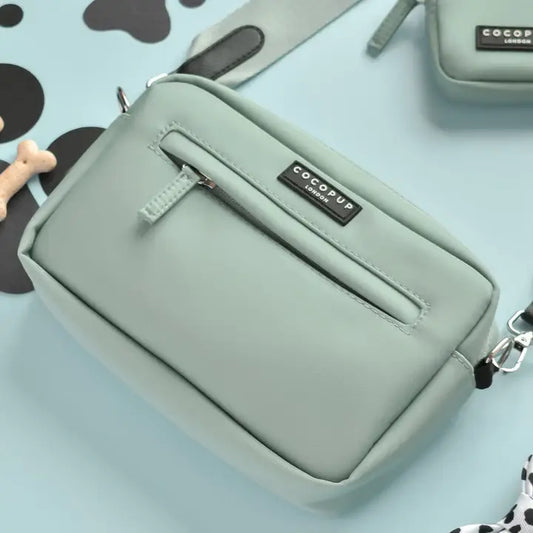 Sac de promenade + sangle + pochette frifri pour chien - Ice Blue