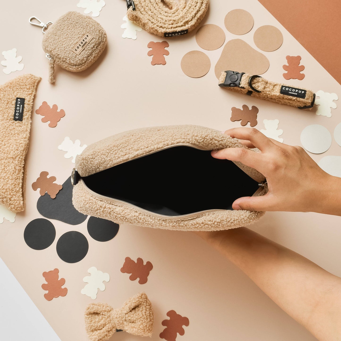 Sac de promenade + anse + pochette frifri - Teddy Rupert