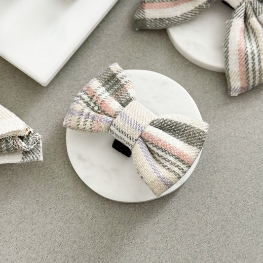 Noeud Papillon à carreaux de printemps