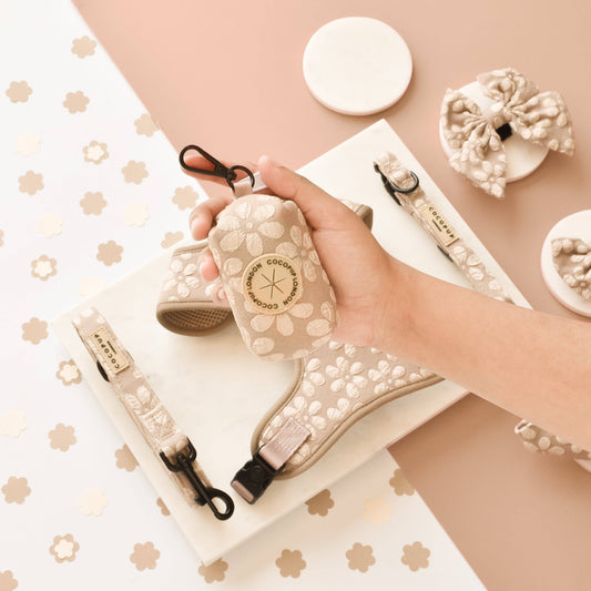 Porte-sac à crottes de luxe - Moka Flower