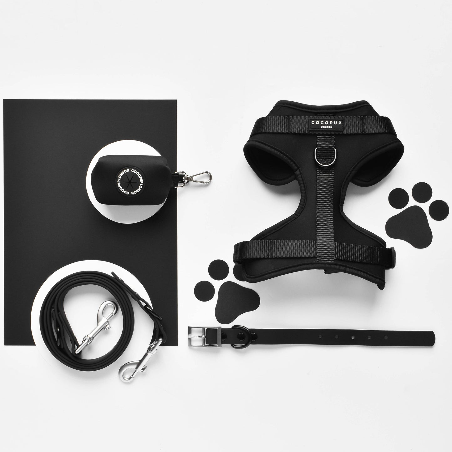 Porte-sac à crottes Noir
