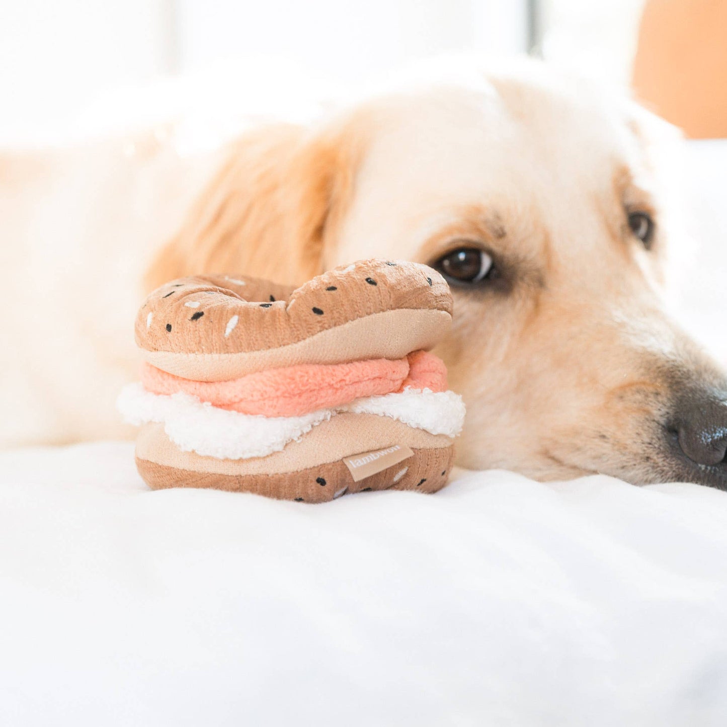 Peluche Bagel + Cornichon